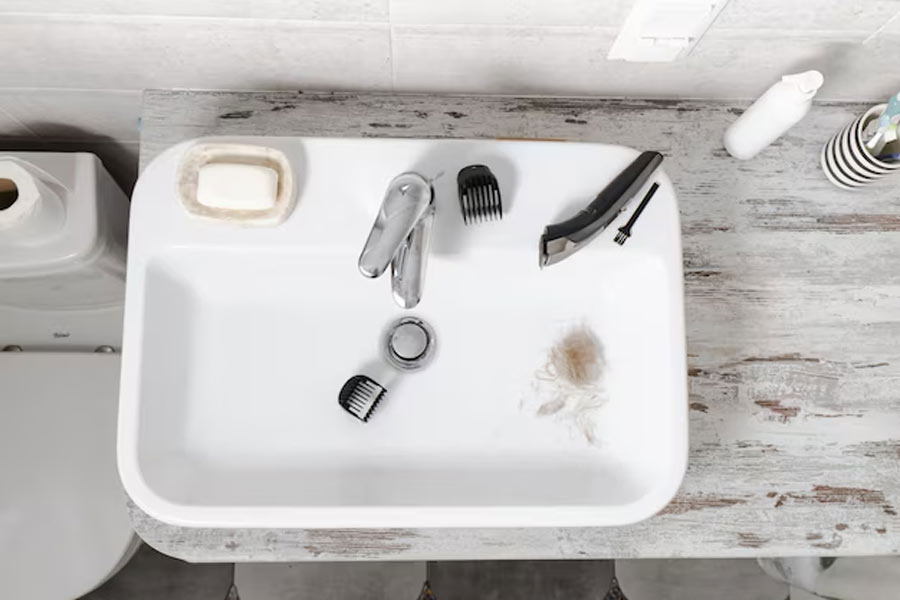 cheap way to clean the basin
