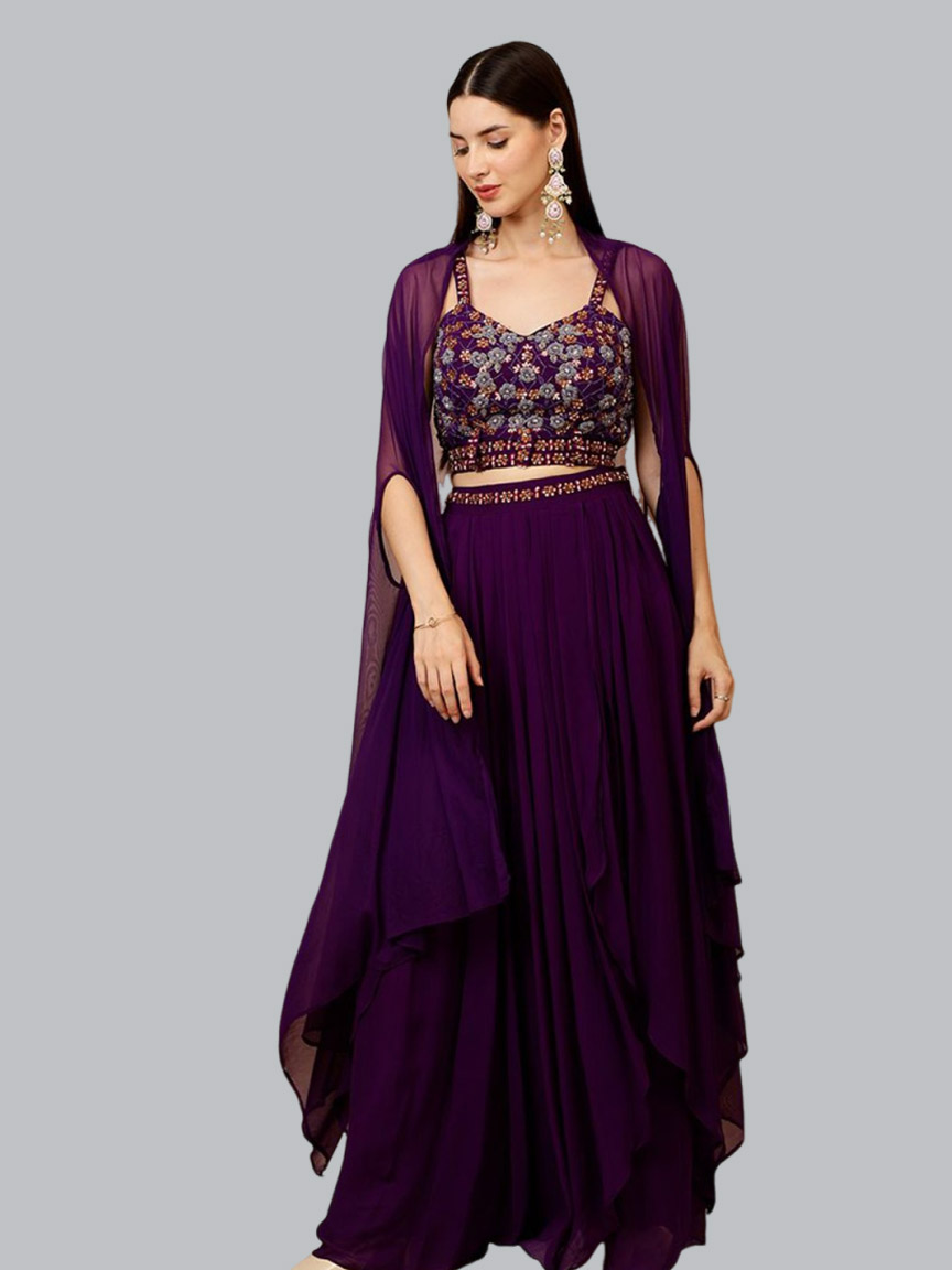 shrug with lehenga designs (3)