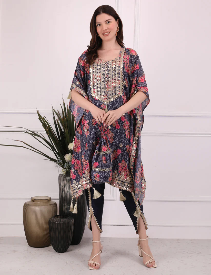 Kaftan dhoti suit