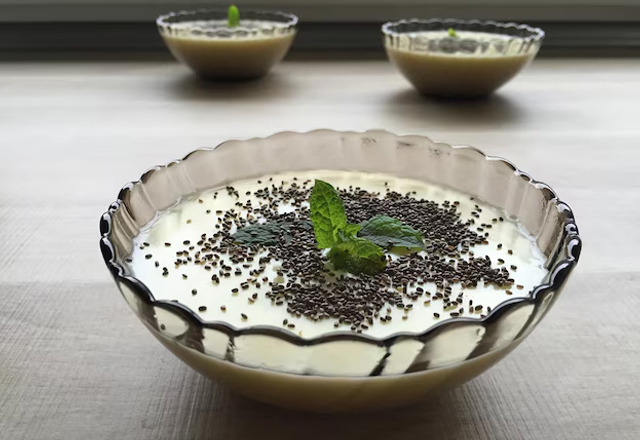 chia seeds raita