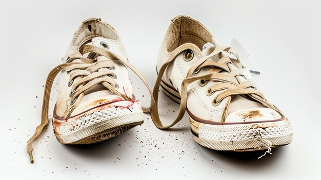 how to clean dirty yellow white shoes