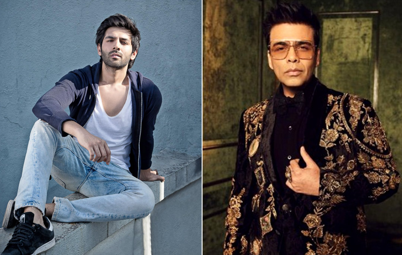 Kartik Aaryan and Karan Johar