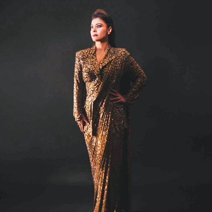 kajol saree look