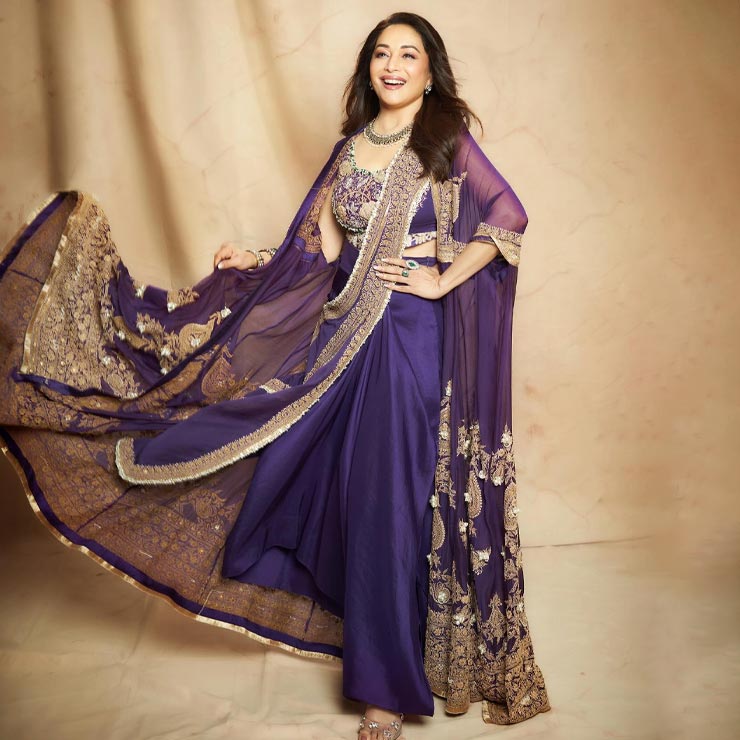 madhuri dixit saree
