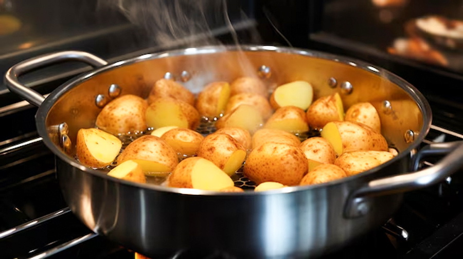 how to boil potato