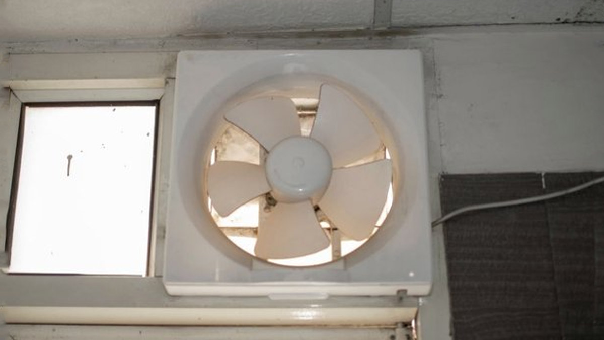 To clean the exhaust fan, do this first