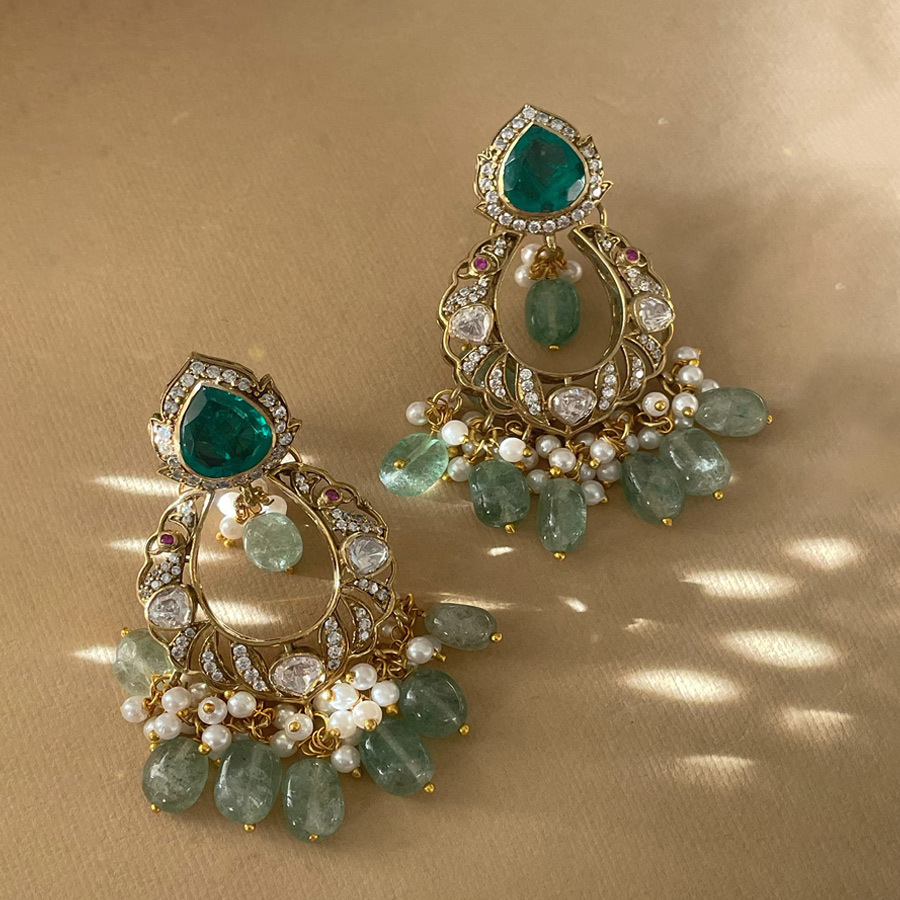 polki earrings designs (2)