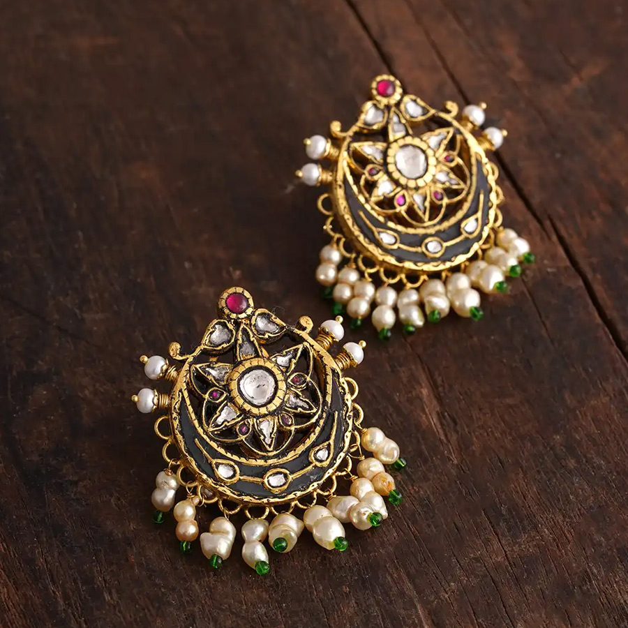 polki earrings designs (4)