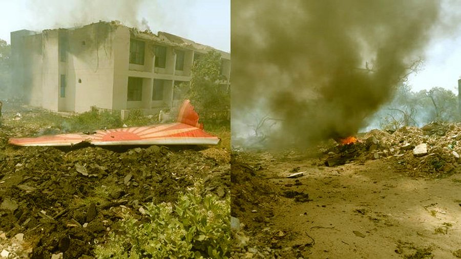 Mayday call in air india crash