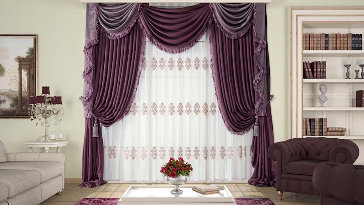 Curtains will change the look of the room