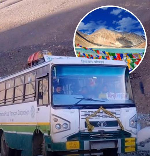 delhi to leh ladakh bus hrtc bus