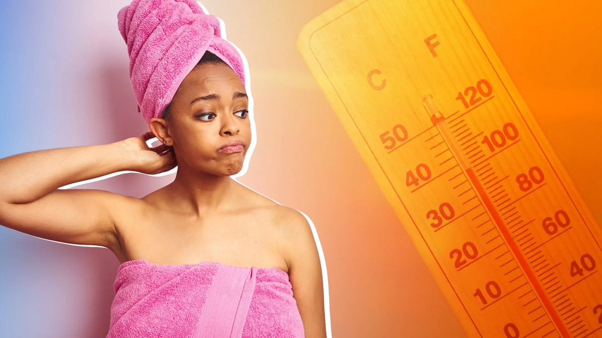 how to cool down a hot bathroom,