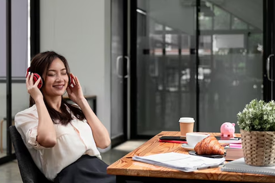 how to remove stress from office words