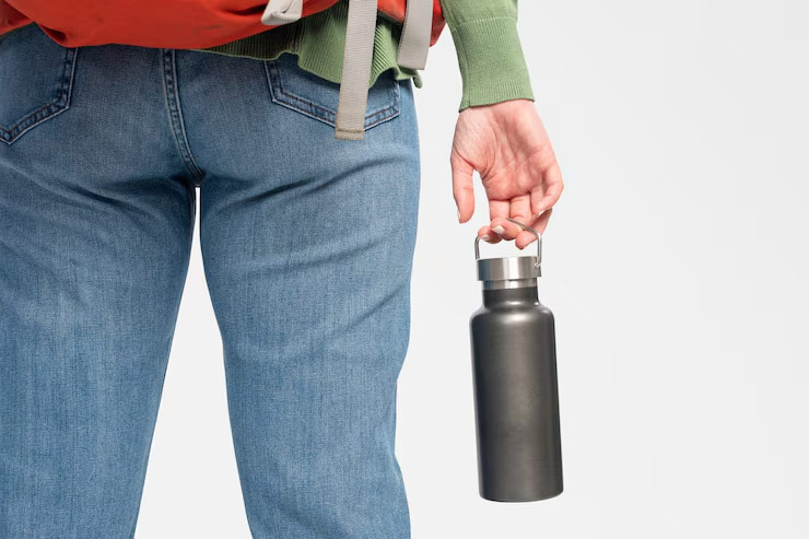 steel flask