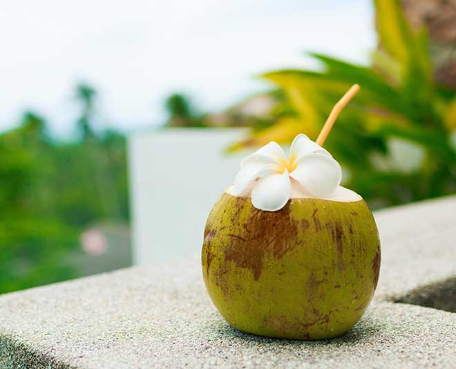 coconut water post sunset
