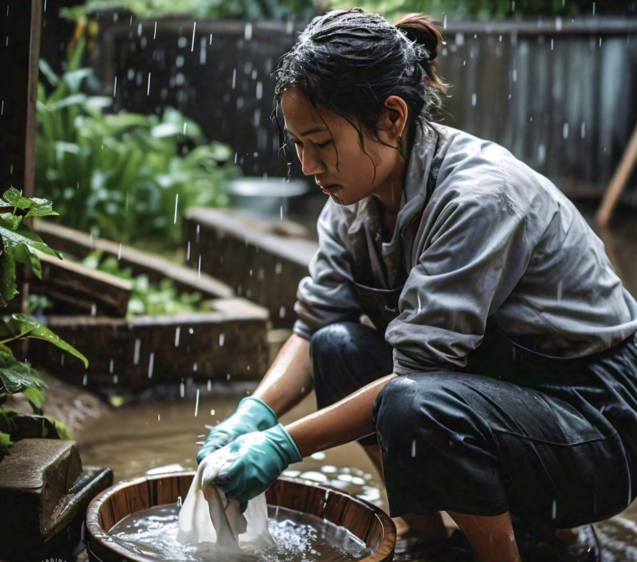 how to use rainwater