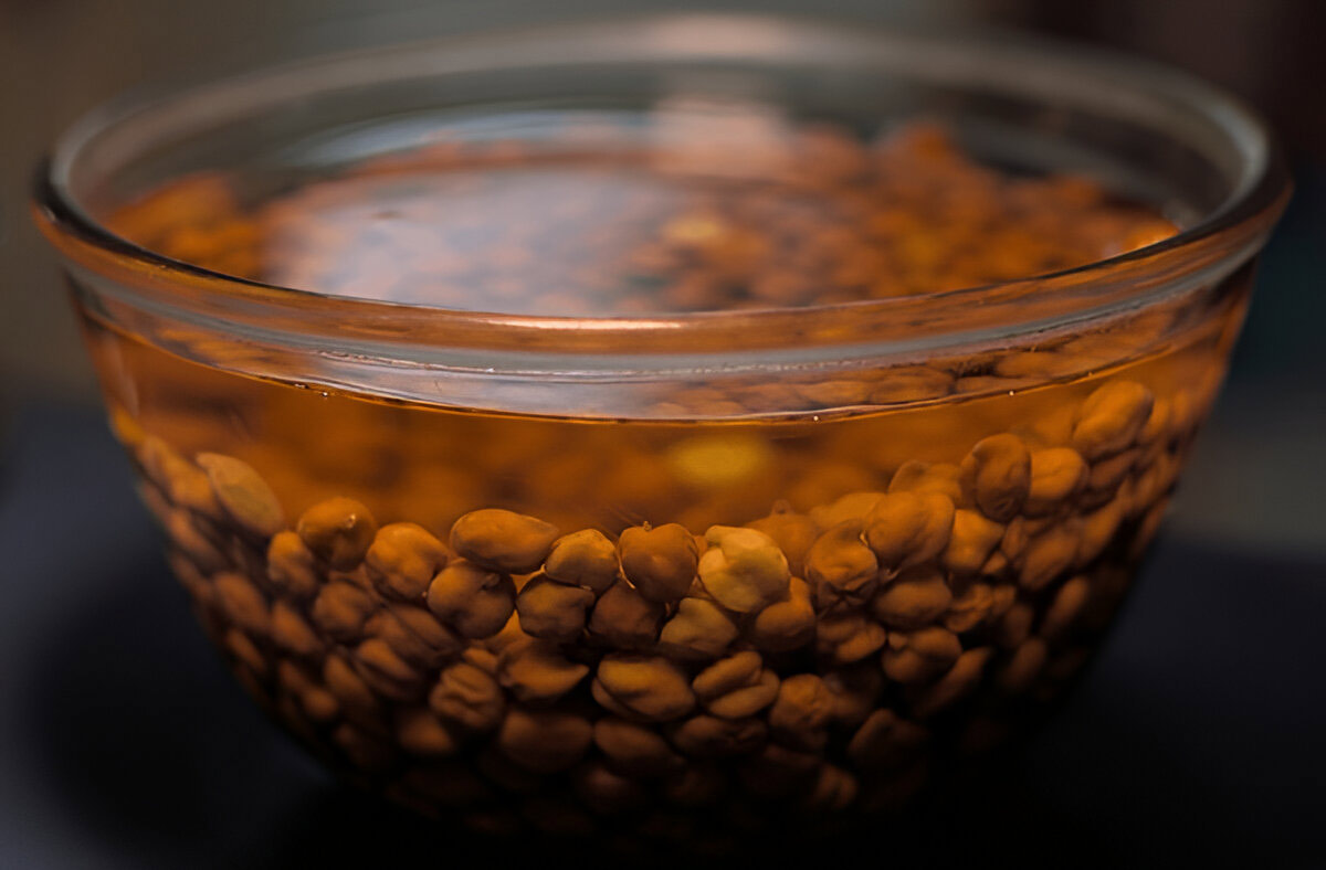 soaked dal