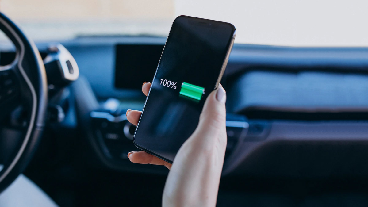 Do not charge the battery 100