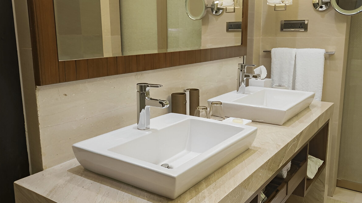 Luxury hotel bathrooms