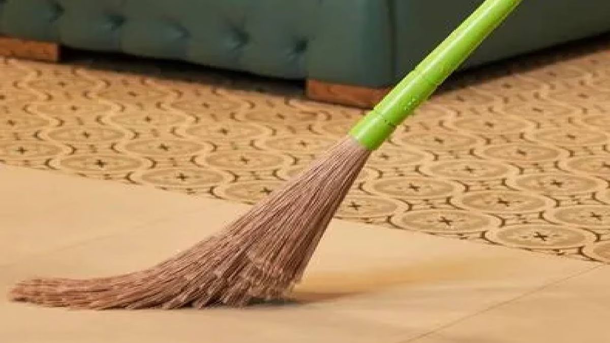 is it good or bad to touch broom with feet