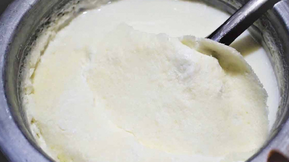 viral trick of making ghee