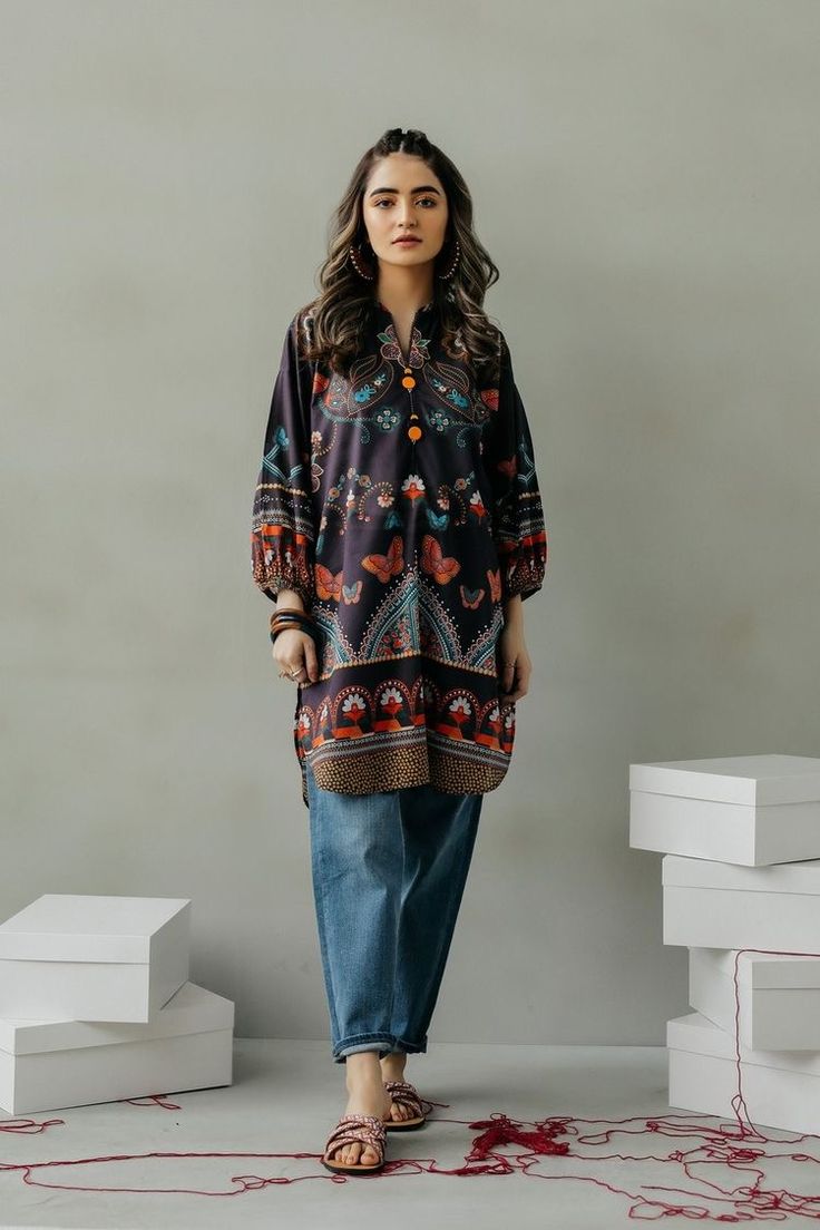 Kurti with jeans