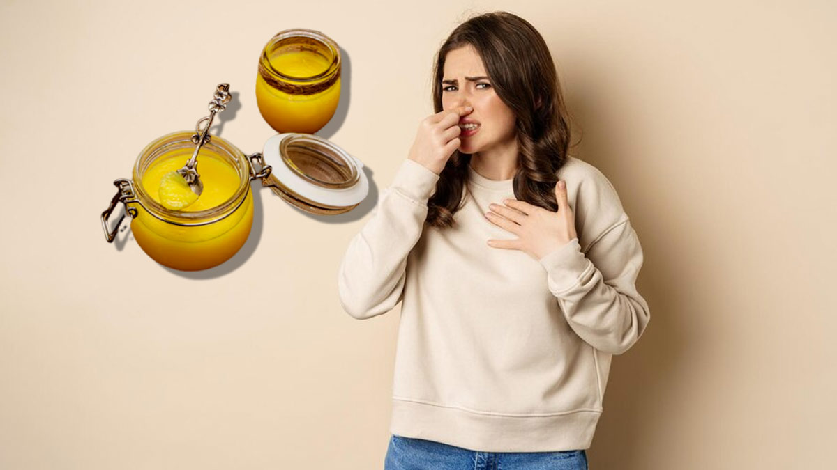 How to remove the smell of ghee