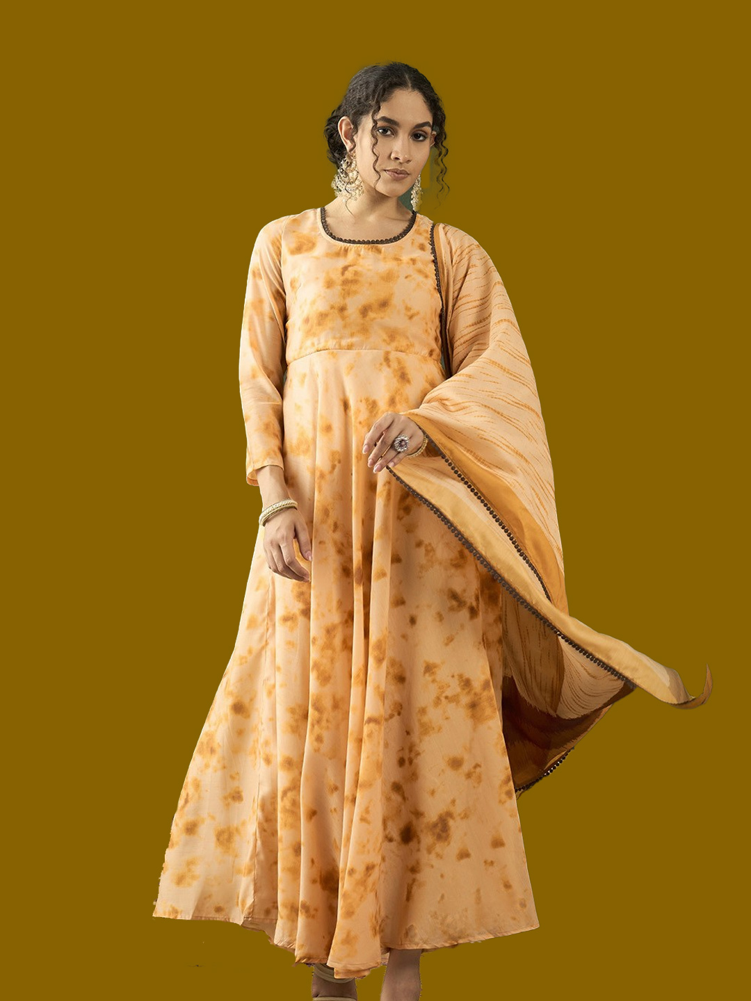 maxi dress with dupatta designs (3)