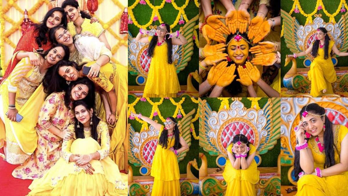 Haldi photoshoot ideas