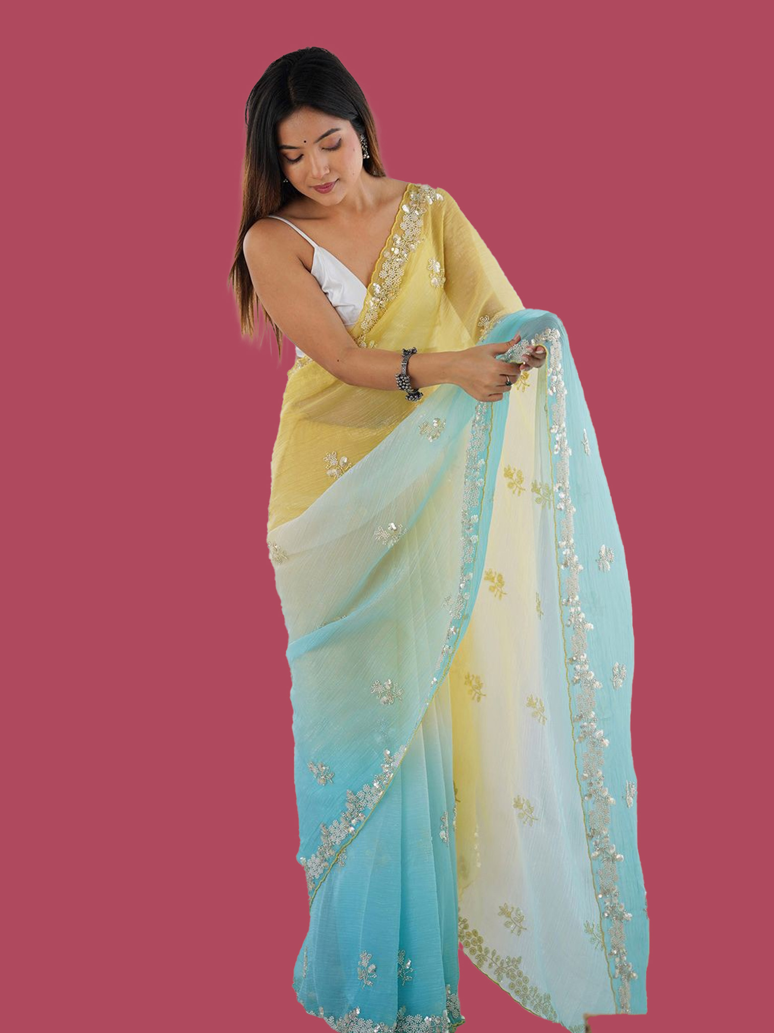 chiffon saree designs (10)