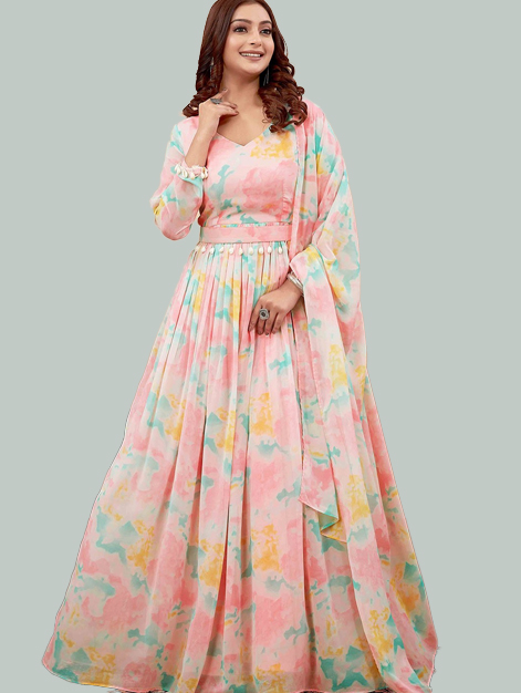 gown with dupatta designs (2)