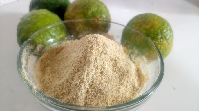lemon peel powder making recipe