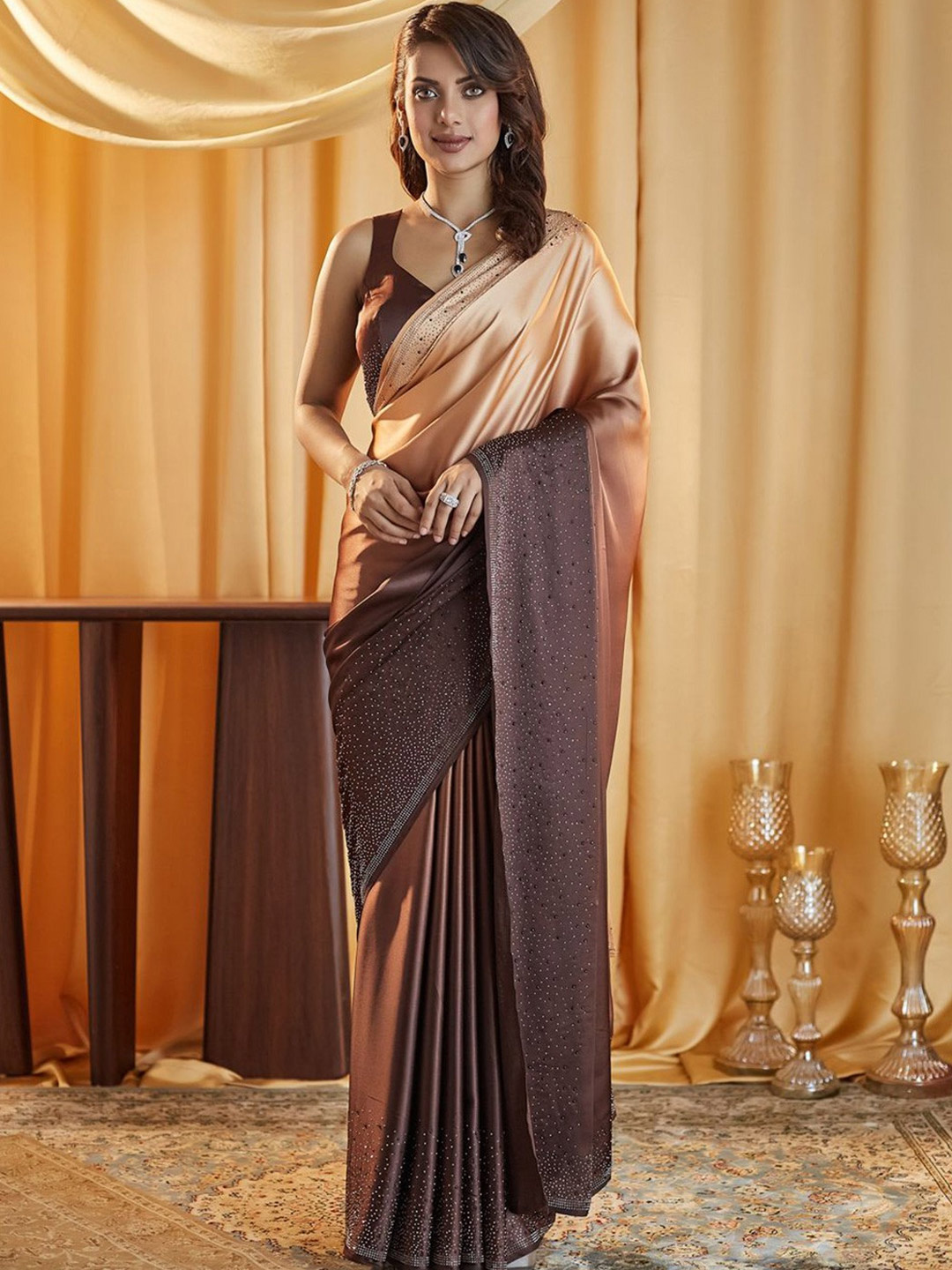Ombre saree