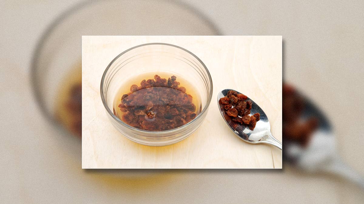 what happens when you drink raisin water