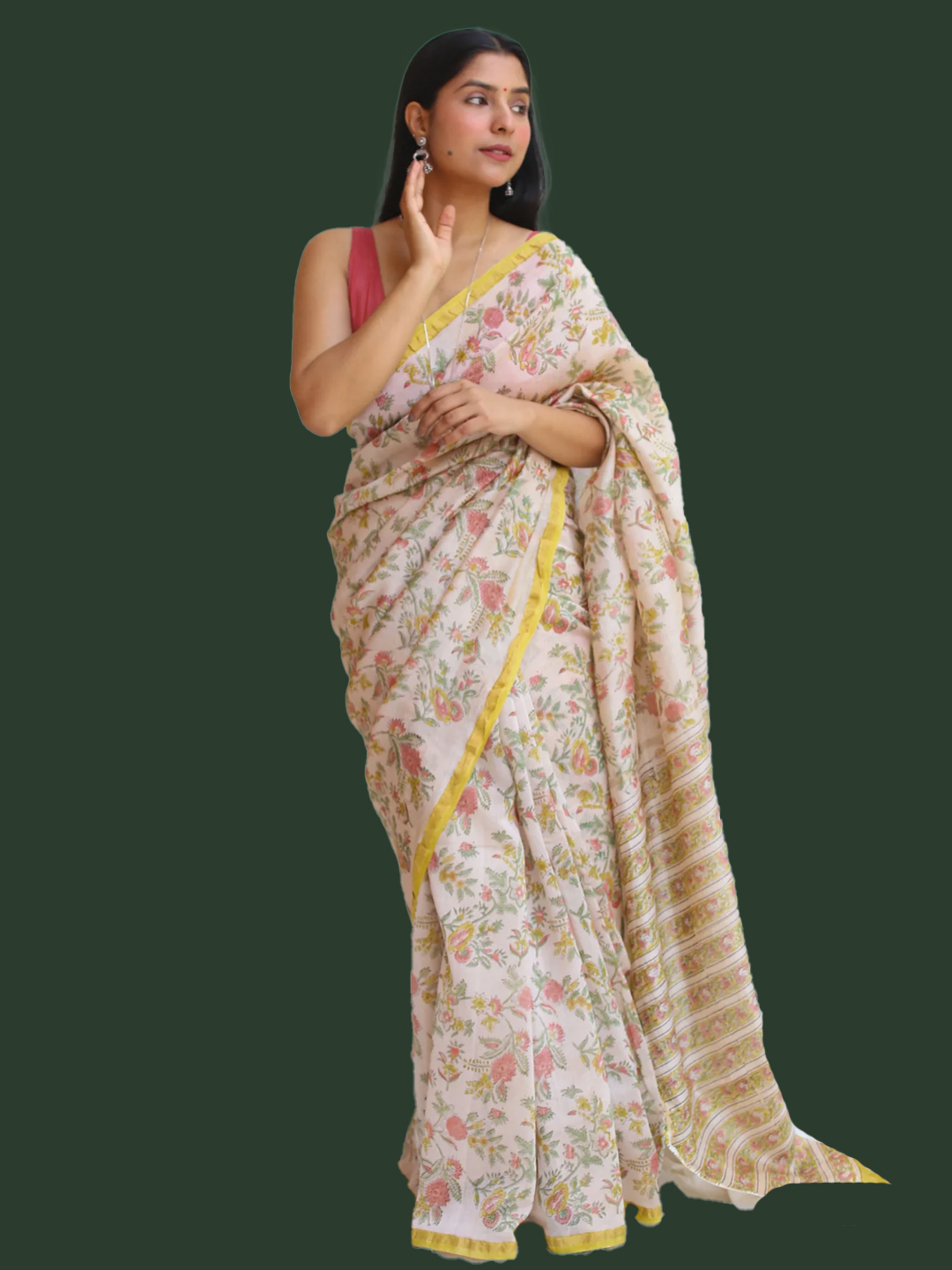chanderi saree designs