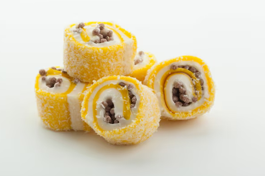 mango mawa rolls