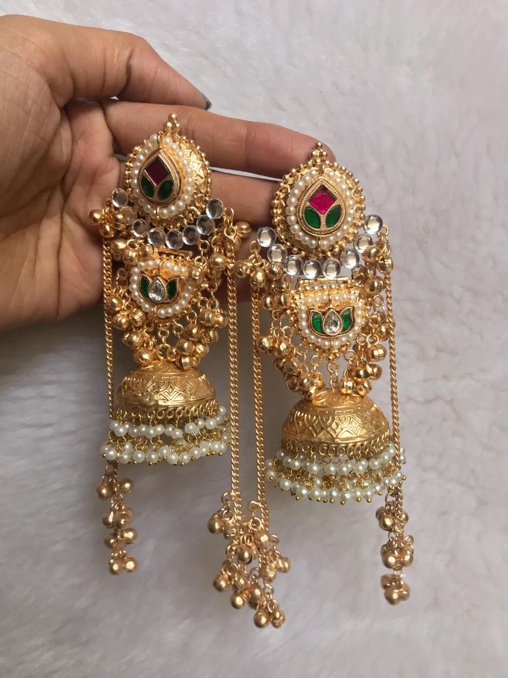 New Kundan Jhumka Earrings