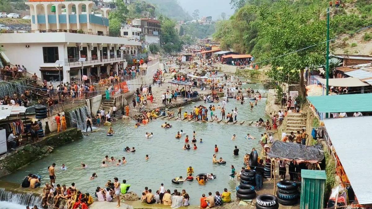 Sahastradhara waterfall