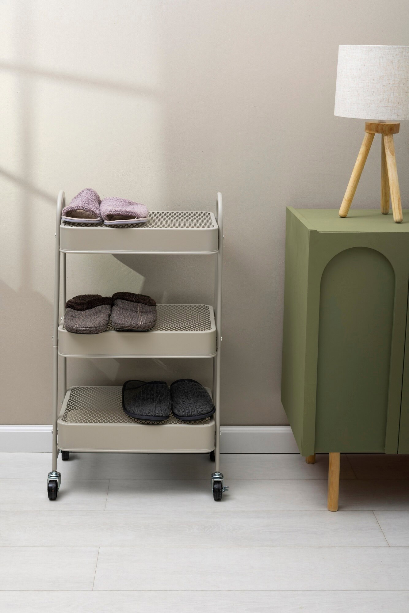 Use a trolley with wheels