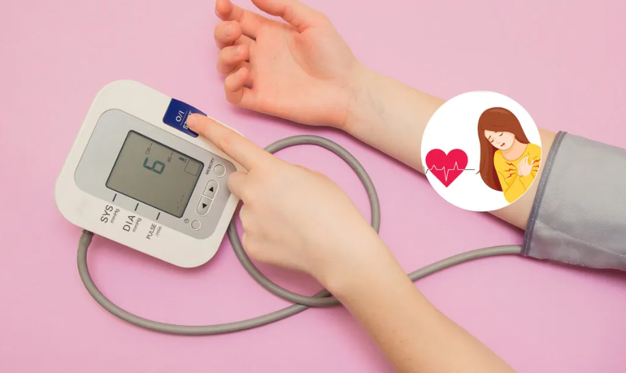 bp low and heart attack