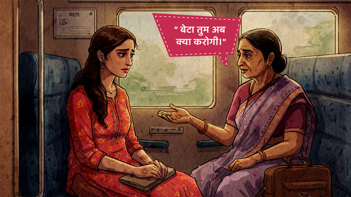 23 years old girl travelling alone in train turned into a nightmare terrifying women story in hindi4