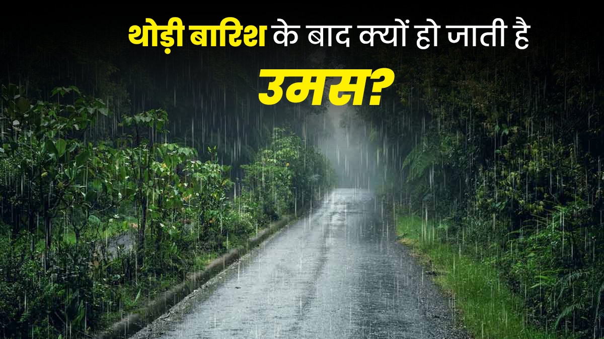 why humidity increase in monsoon