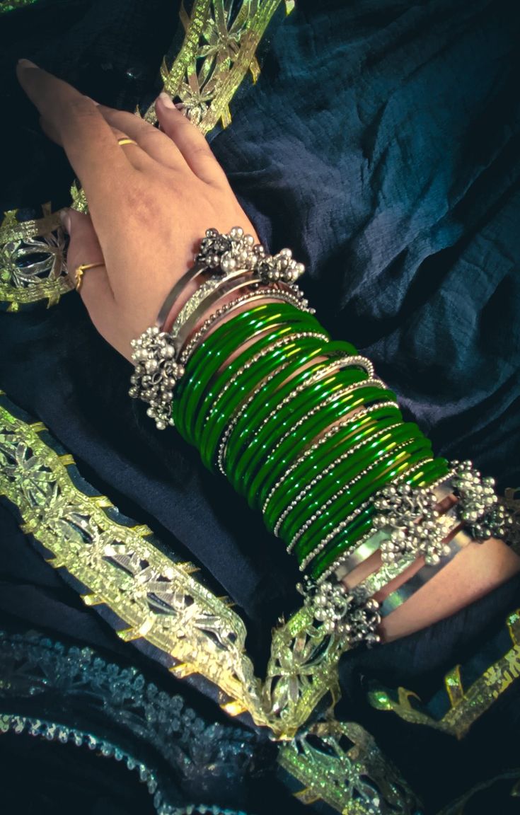 New arrival green choori sets 2025