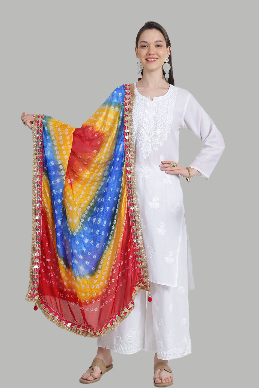 gota work dupatta