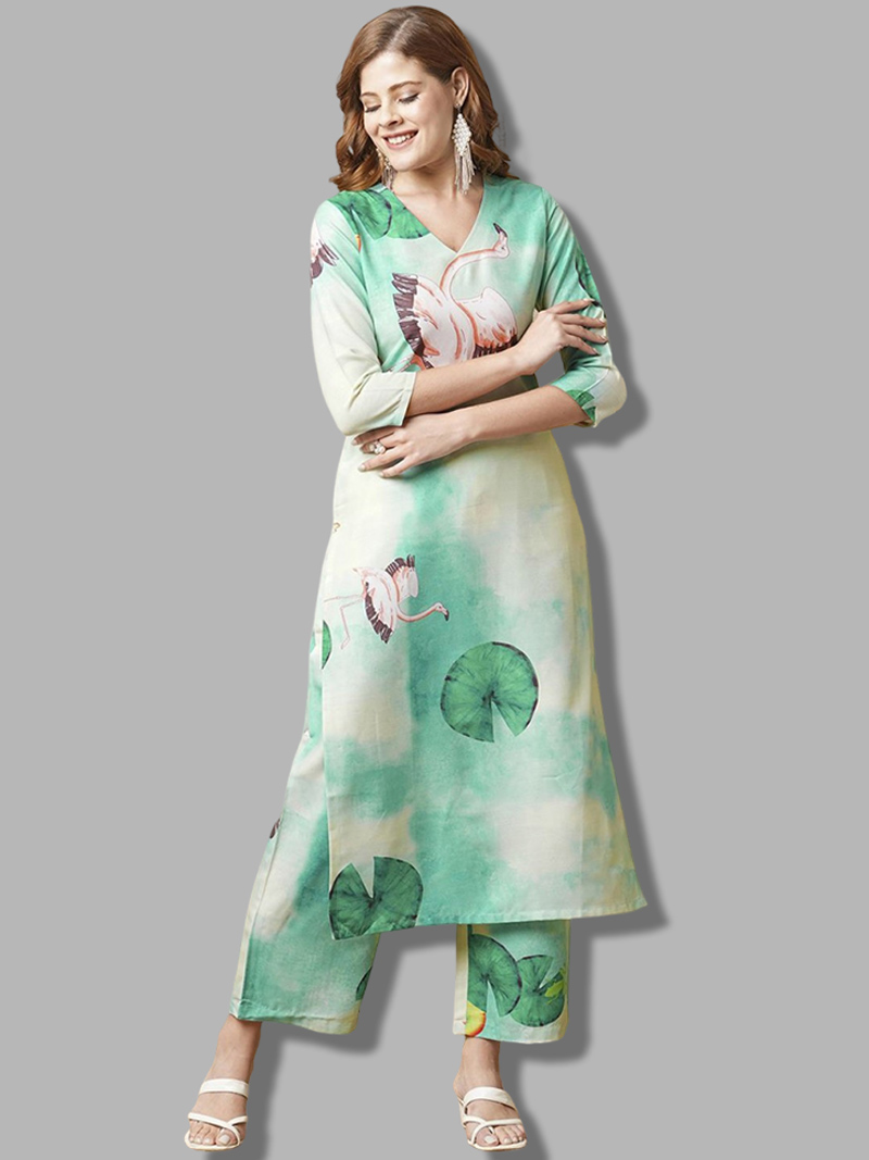 printed kurta and palazzo designs (2)