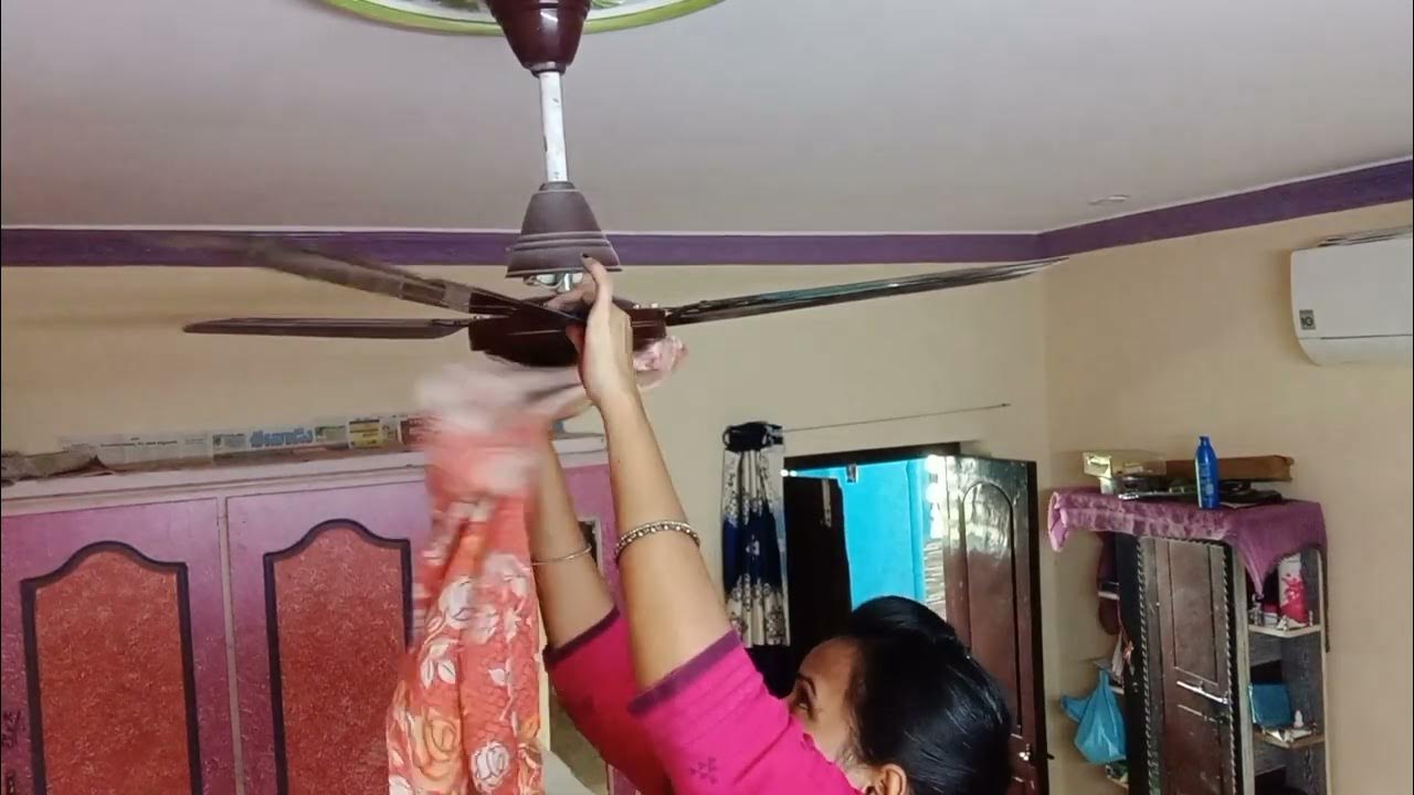 desi tricks to clean ceiling fan