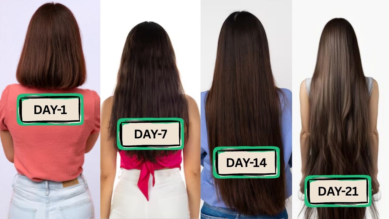 how to get long hair in 1 month