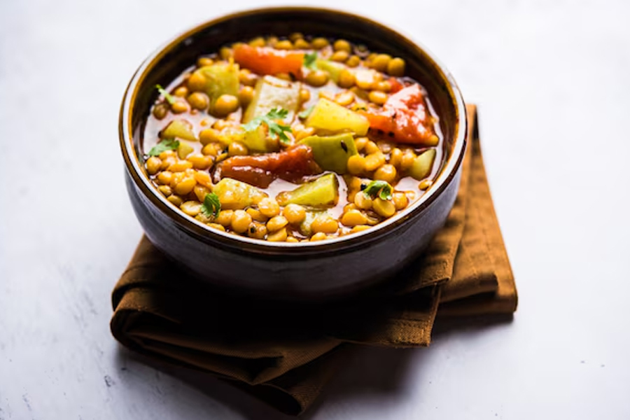 how to make lauki chana dal sabzi recipe