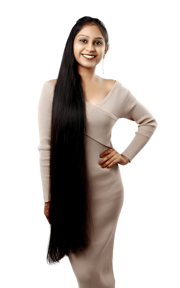 long hair 3 step care routine