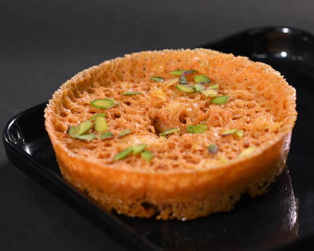 What are the ingredients in ghevar